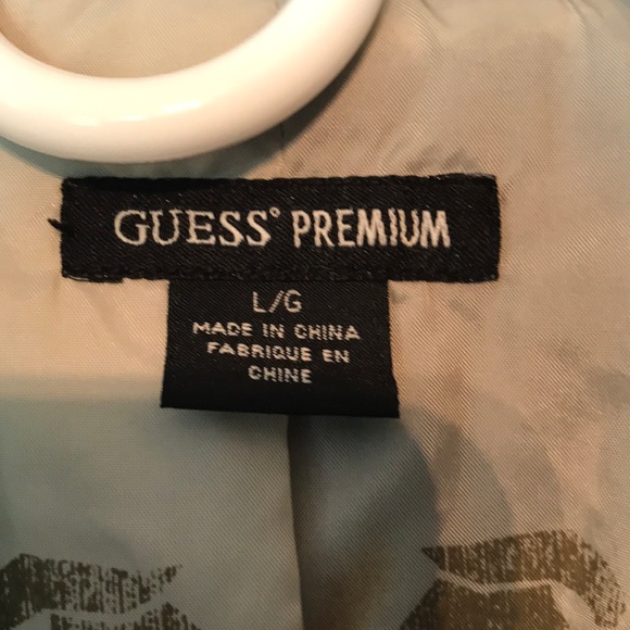 Men’s Guess Premium Large Gray Suede Sports Coat - Picture 4 of 8